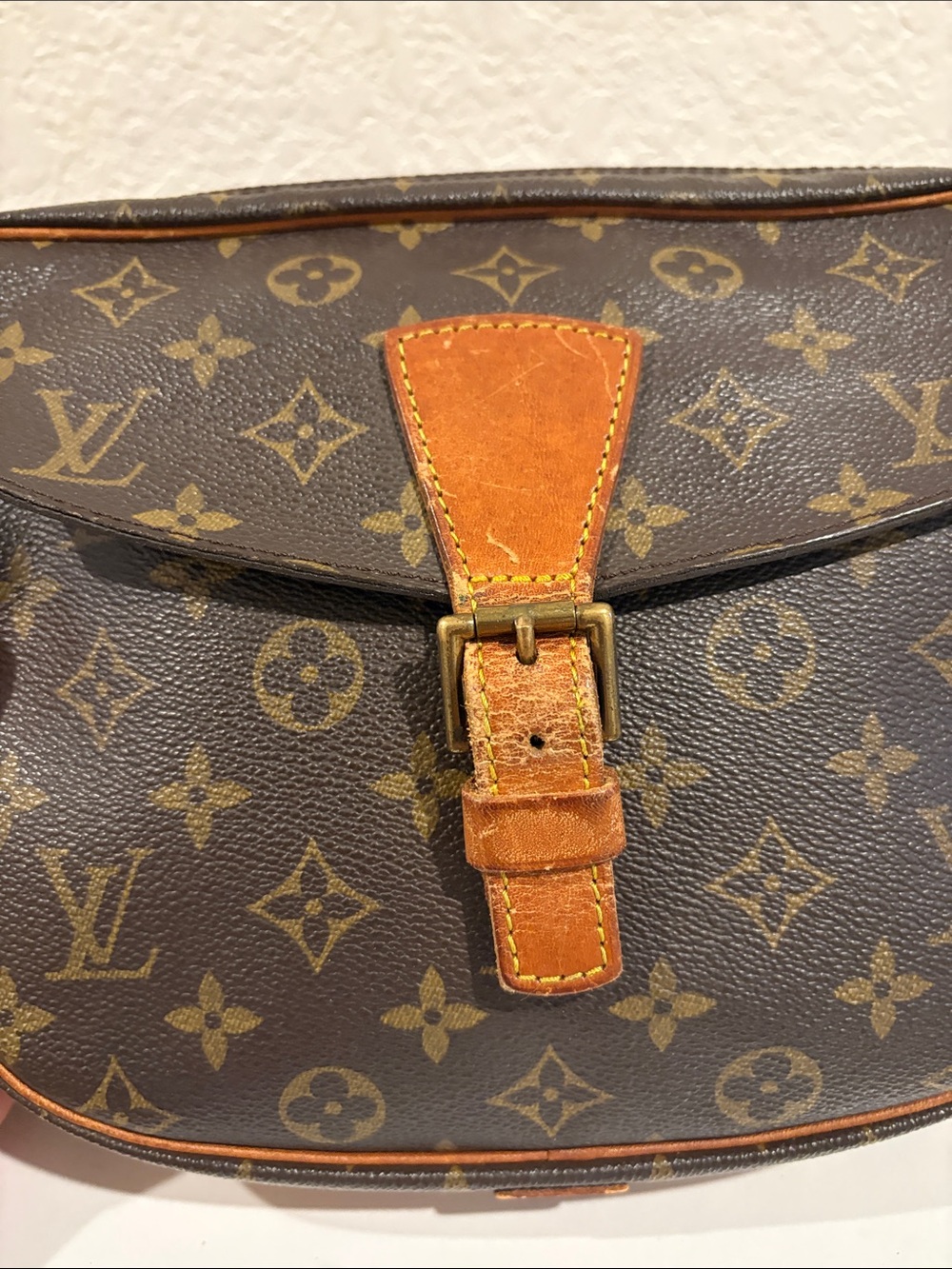 Louis Vuitton MI881 Jeunefille GM MM Brown Monogram LV Crossbody Bag - Picture 11 of 15